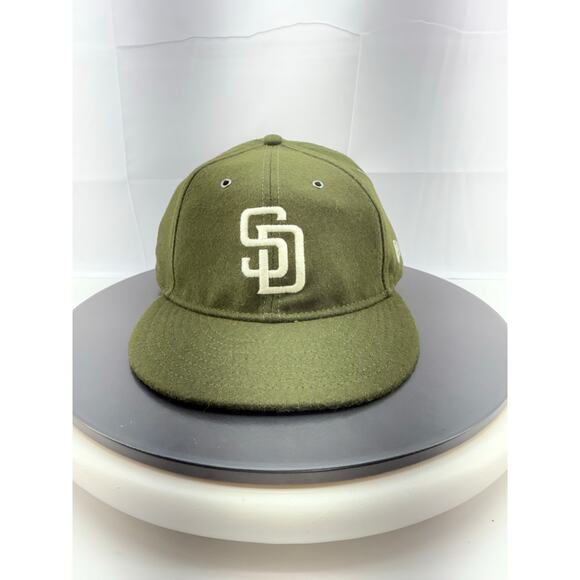 New Era San Diego Padres Retro Authentic On-Field 59Fifty Fitted Hat Size 7 1/2 - Picture 1 of 7